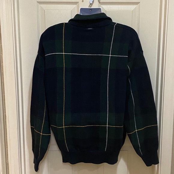 Vintage Nautica 1/4 Zip Grandpa Knit Men's Sweater- Size XL - Picture 2 of 8